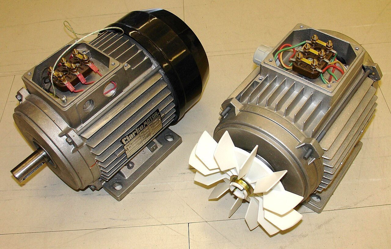 Moteur asynchrone industriel
