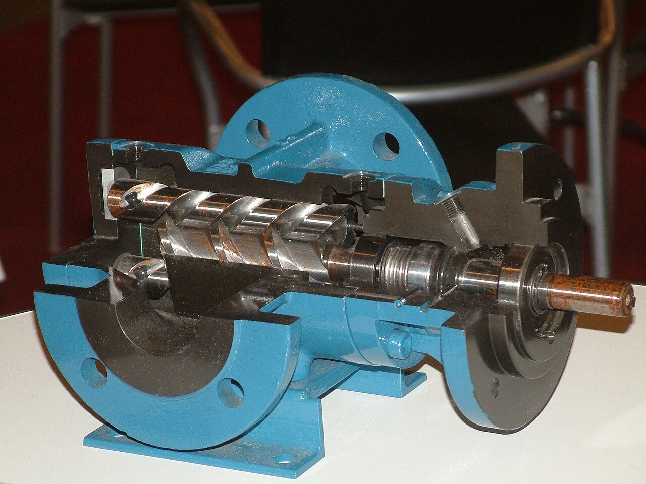 Pompe à vis industrielle